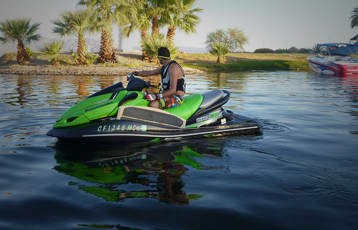 Jet ski au lac Lalla Takerkoust